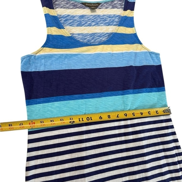 Tommy Bahama Women's Buff Bay Stripe Dress Size SP - Picture 7 of 17